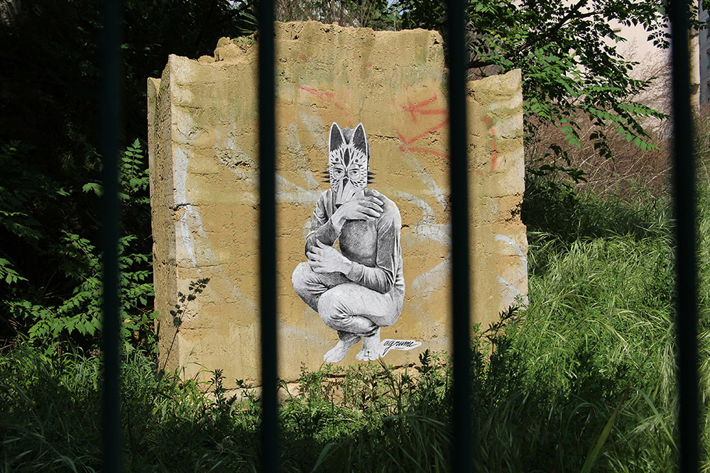Agrume Art : Même en cage, un loup reste sauvage